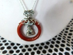 BUDDHA SILVER BROWN JADE VIEW9